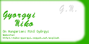 gyorgyi miko business card